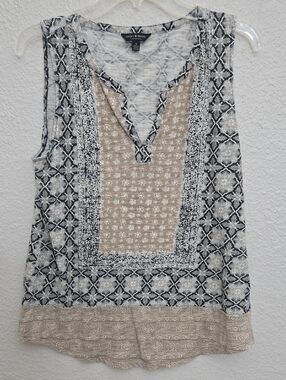 Womens Lucky Brand Sleeveless Top